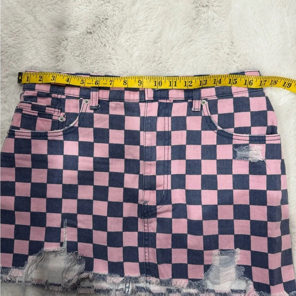 FREE PEOPLE
Printed Elodie Denim Mini skirt Sz : 10 - Picture 5 of 12